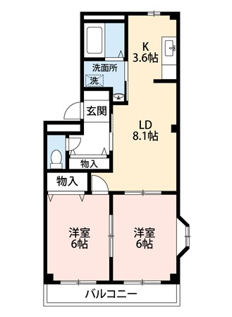 アメニティー光の物件間取画像